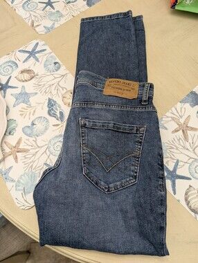 Seven7 Women's  Classic Dark Blue Denim Jeans